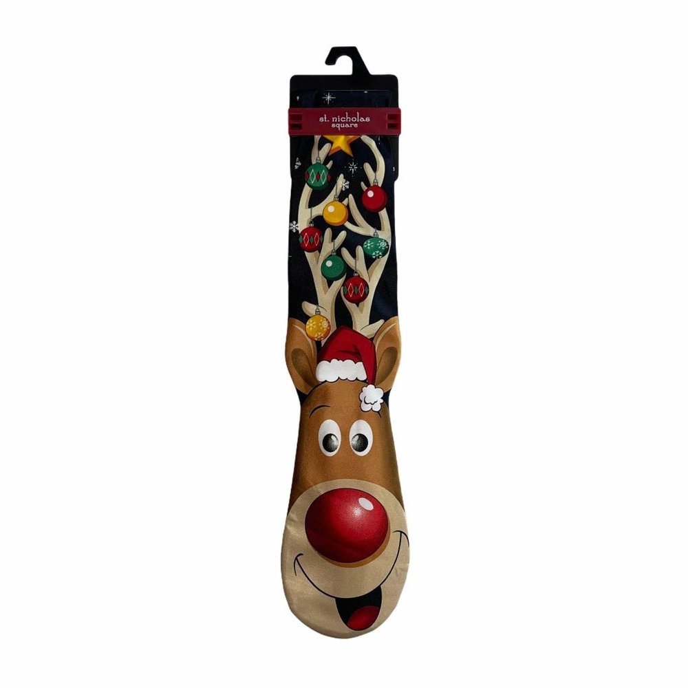 NWT St. Nicholas Square Reindeer Ornament Necktie